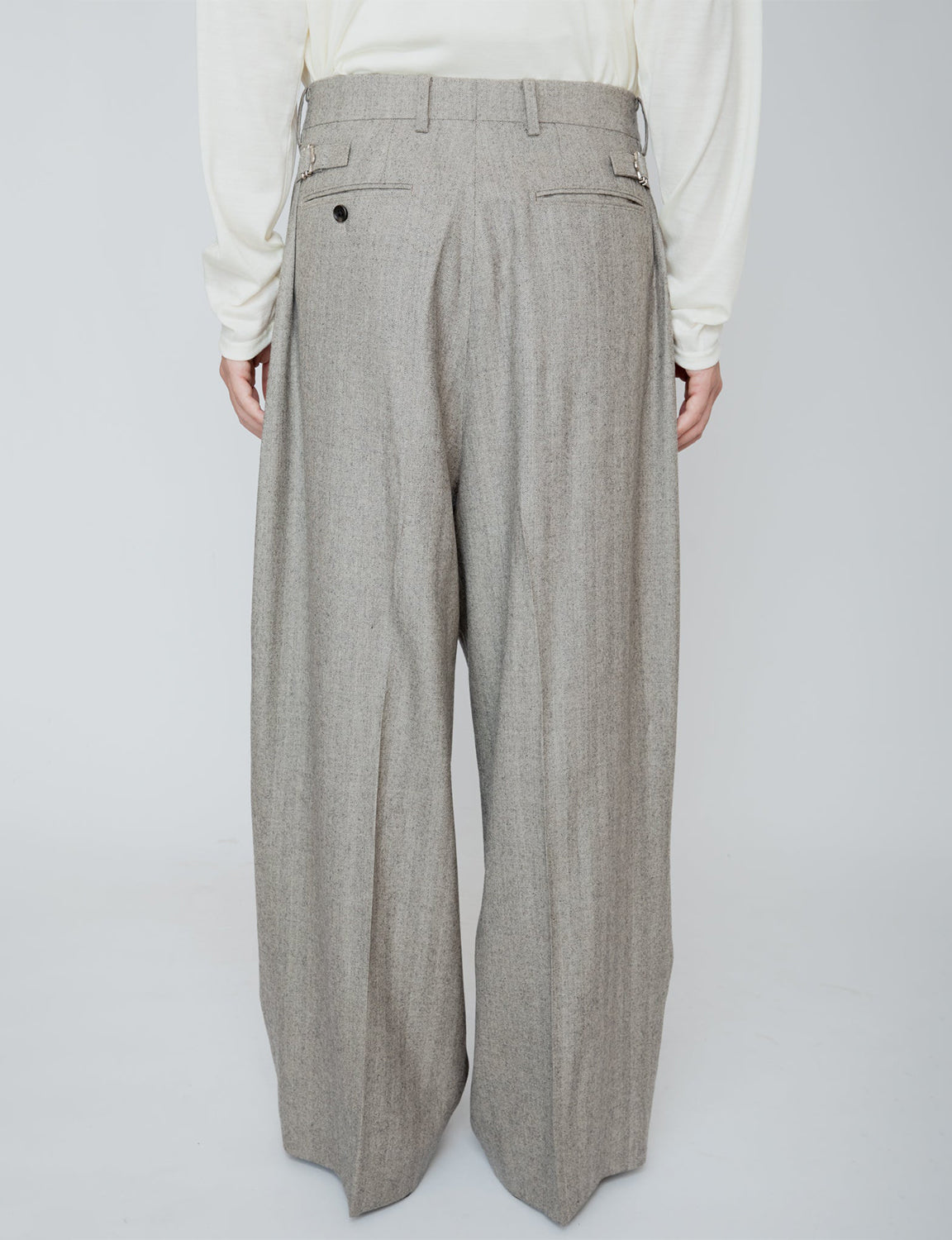 HAKAMA TROUSERS / HERRINGBONE