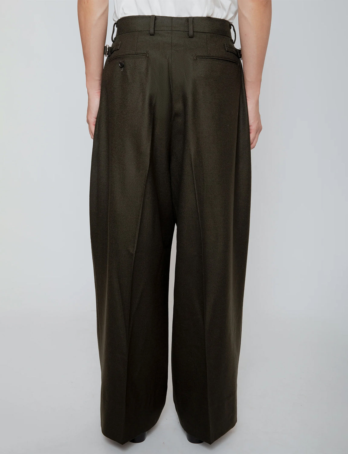 HAKAMA TROUSERS / DARK OLIVE