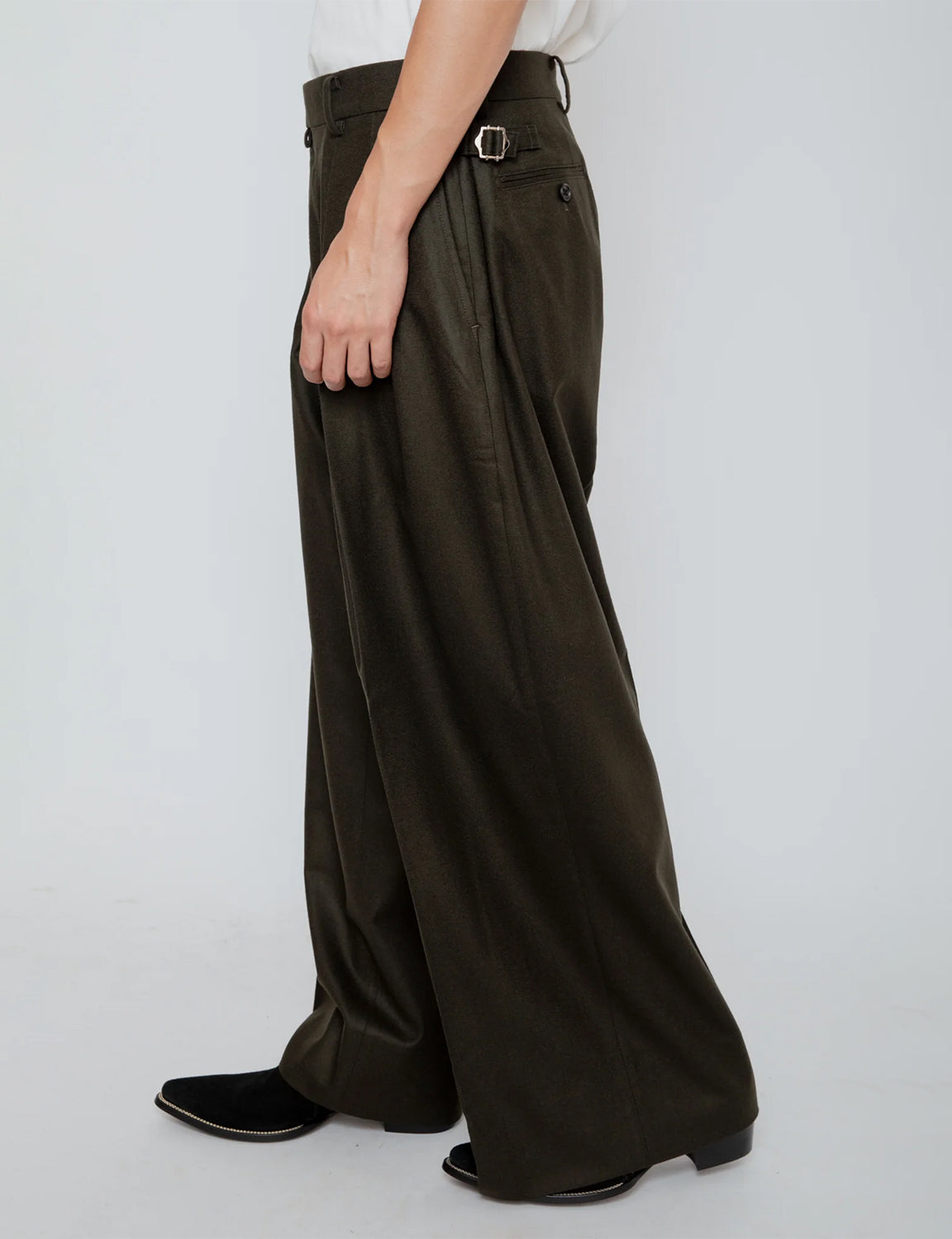 HAKAMA TROUSERS / DARK OLIVE