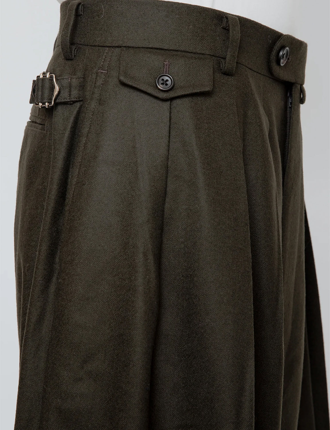 HAKAMA TROUSERS / DARK OLIVE
