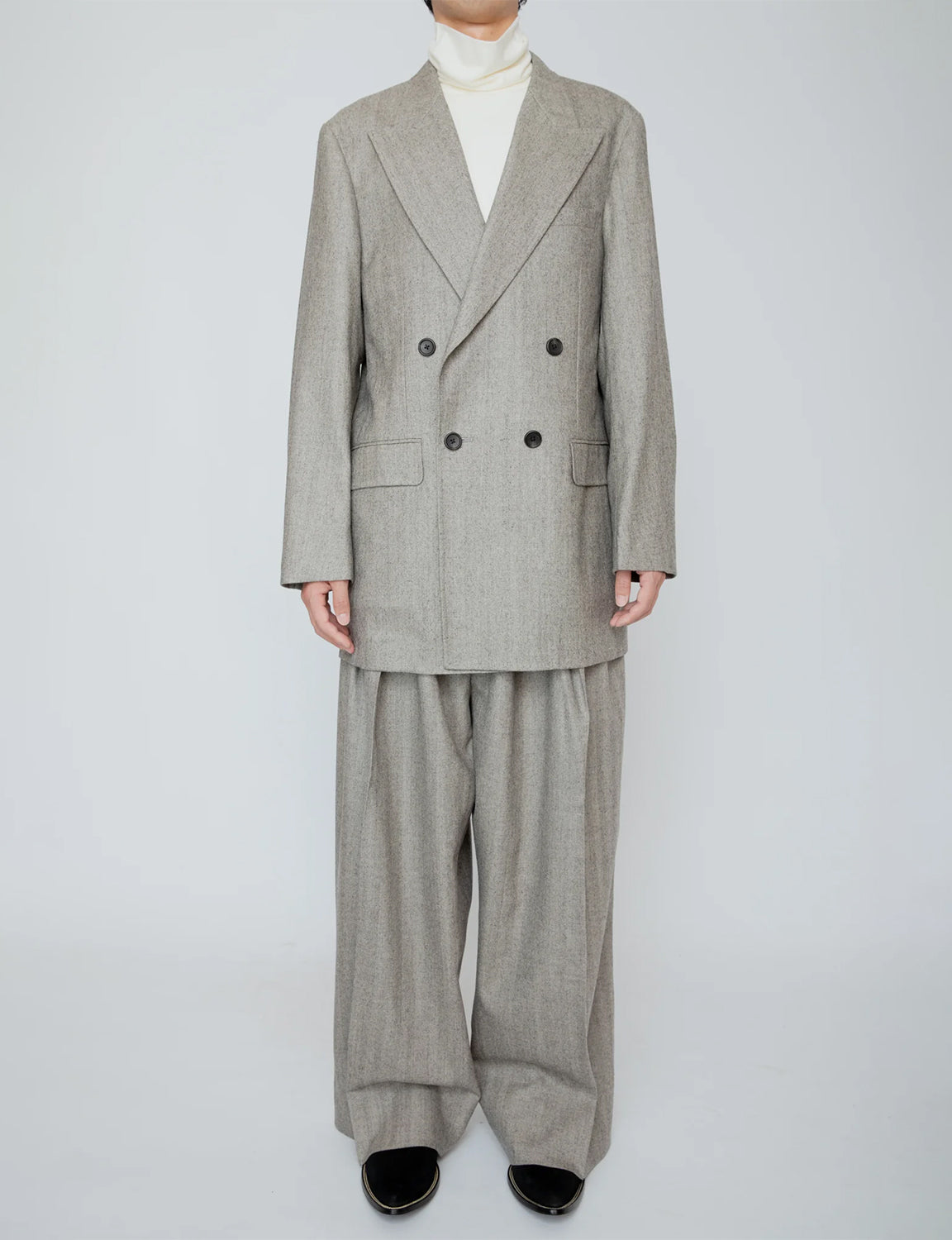 HAKAMA TROUSERS / HERRINGBONE