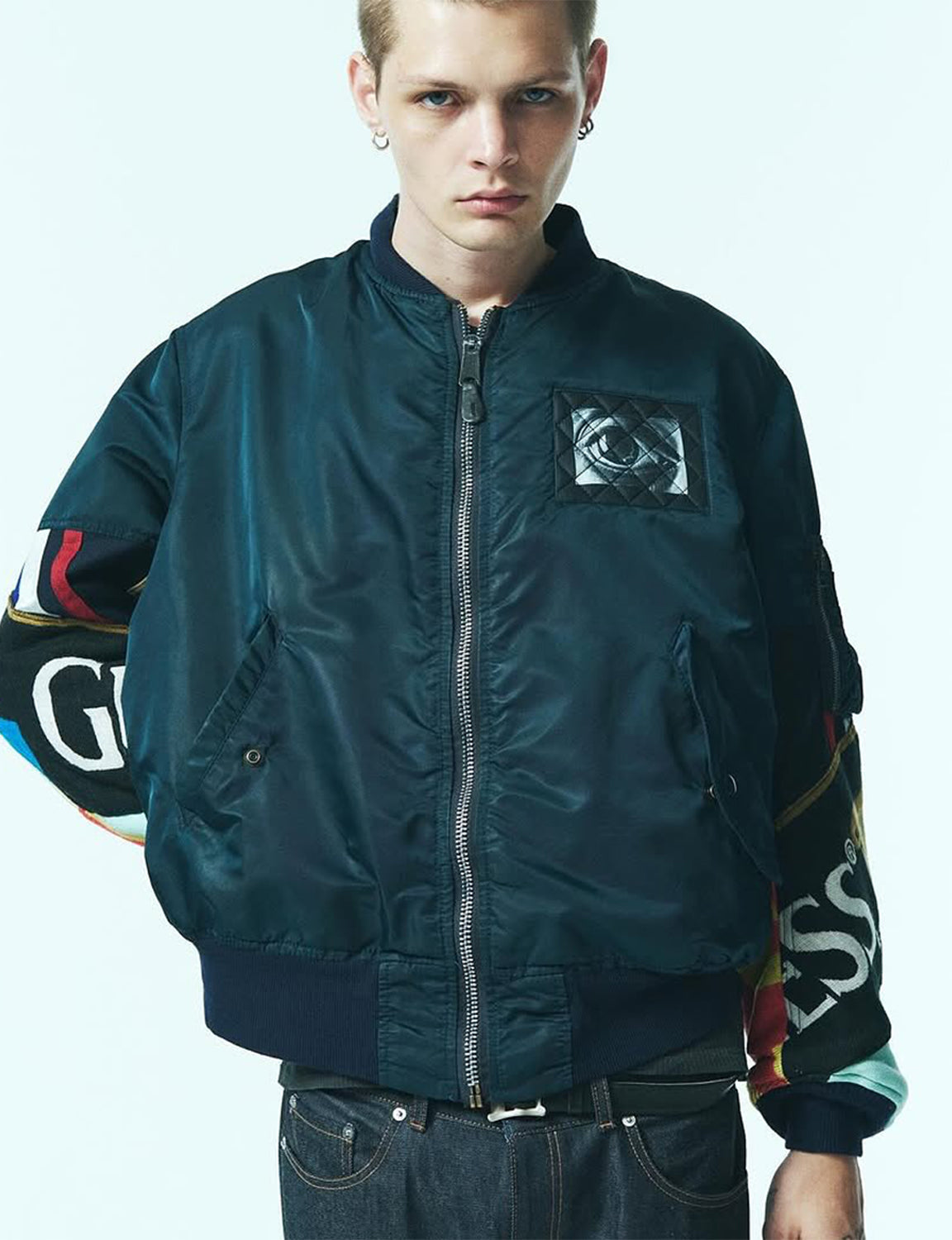 COLLEGE SLEEVE MILITARY AIR ONE JACKET