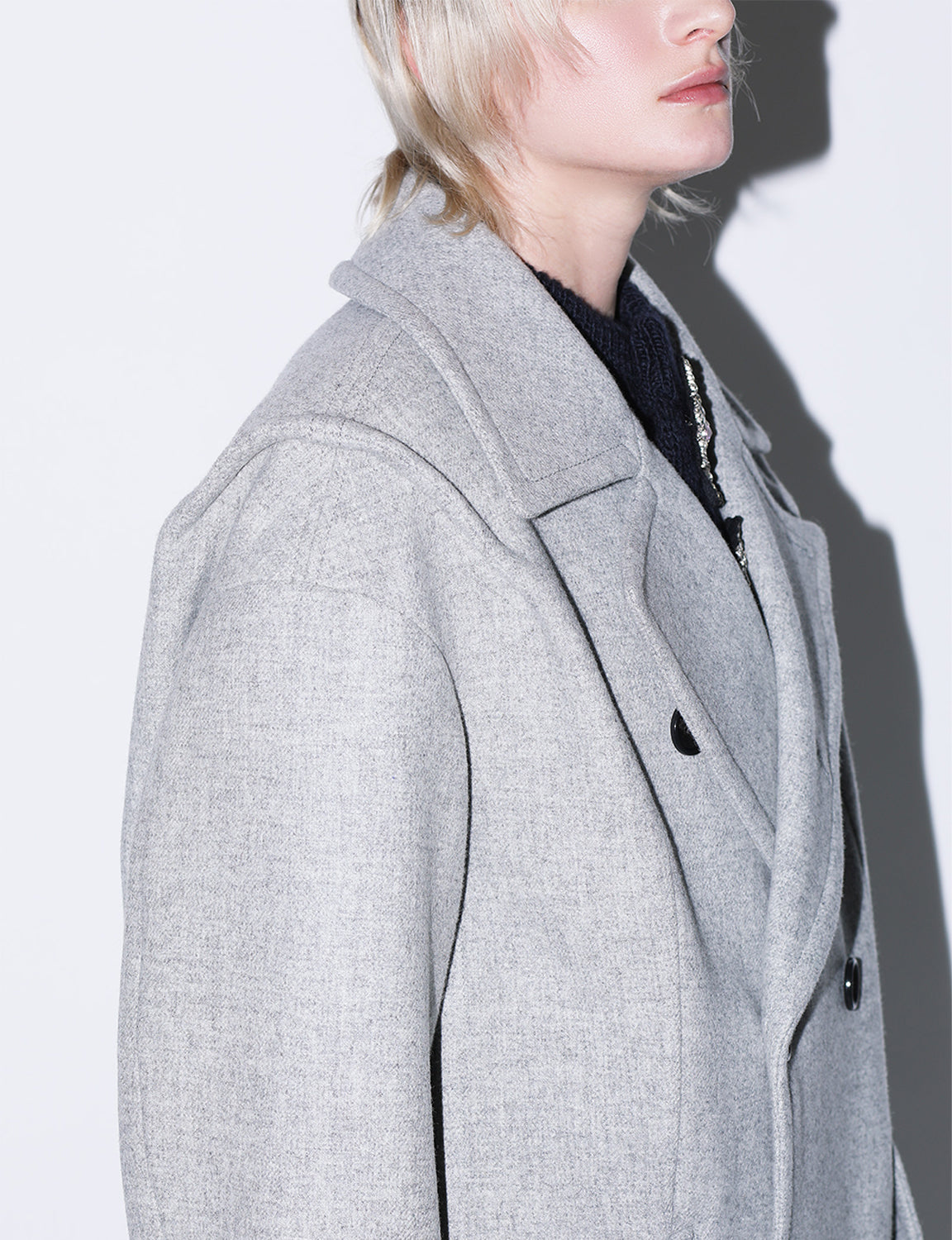 DOUBLE MELTON COAT