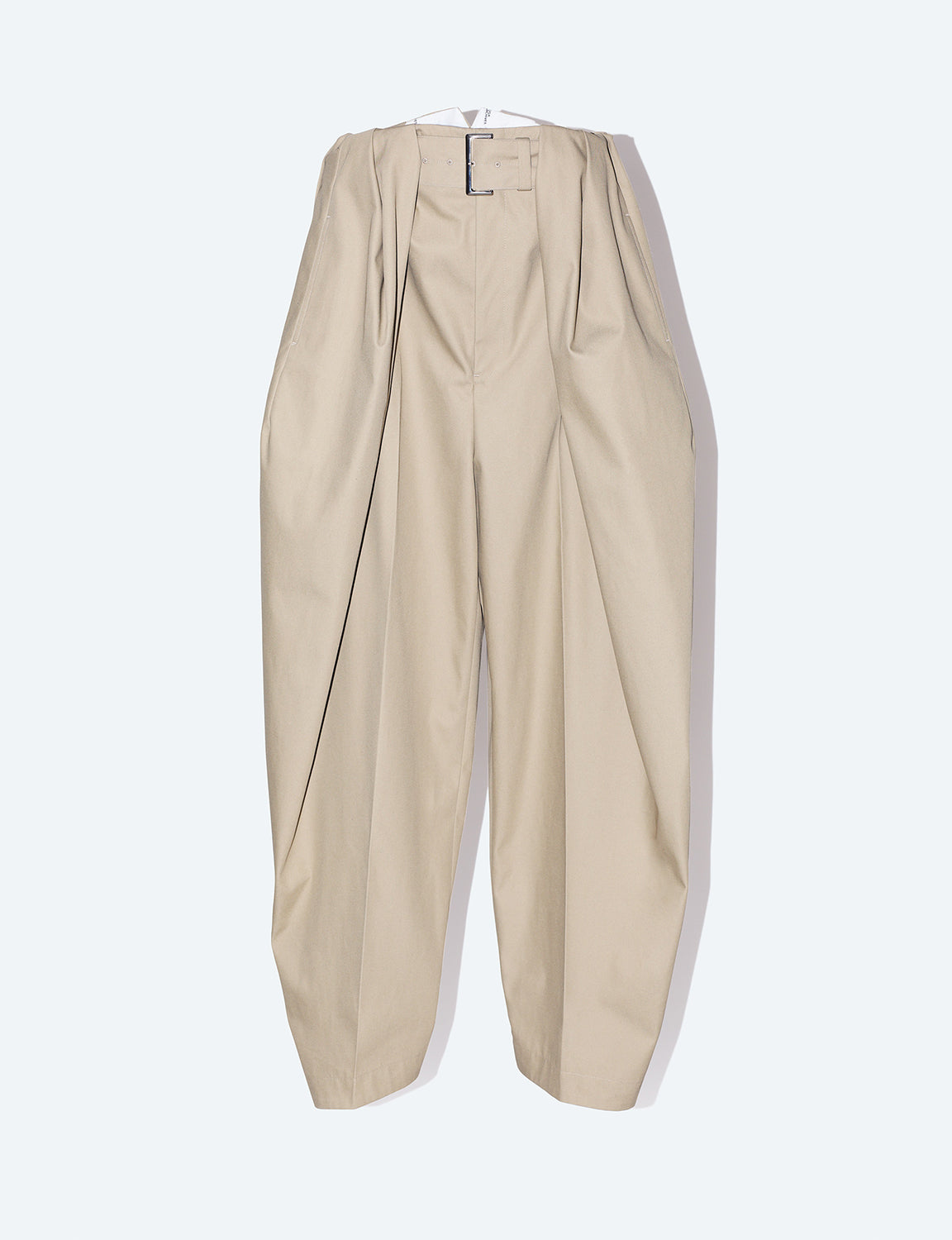 HIGH TWIST TWILL WIDE PANTS