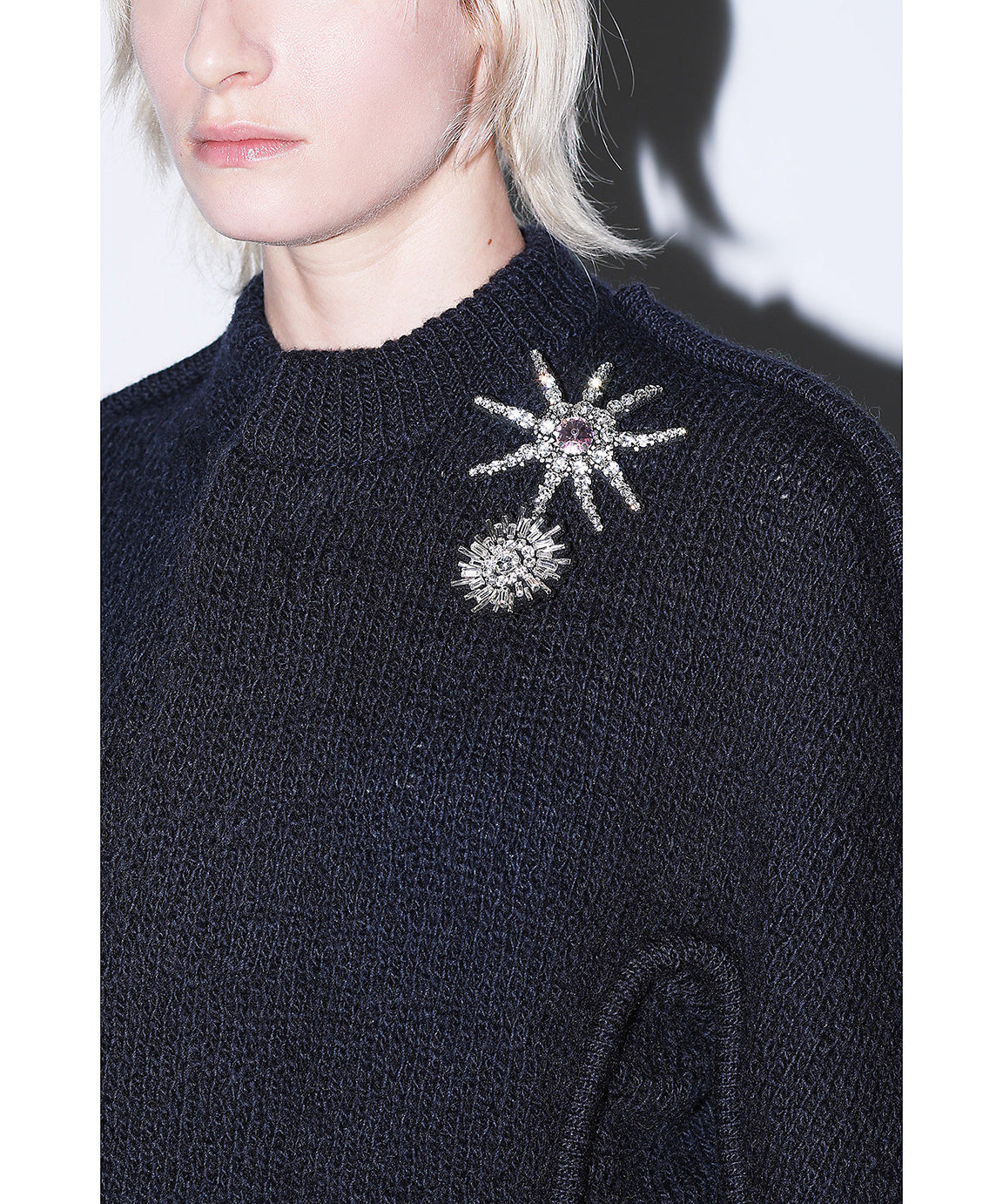 MOTIF KNIT CARDIGAN