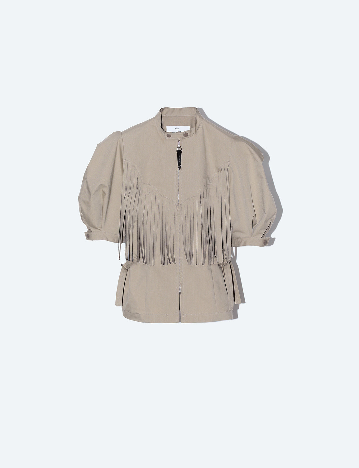 TWILL FRINGE BLOUSE