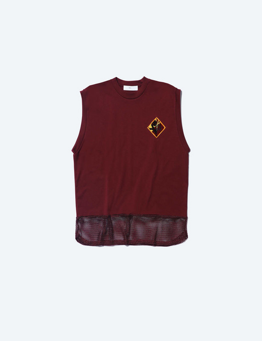MESH SLEEVELESS TOP