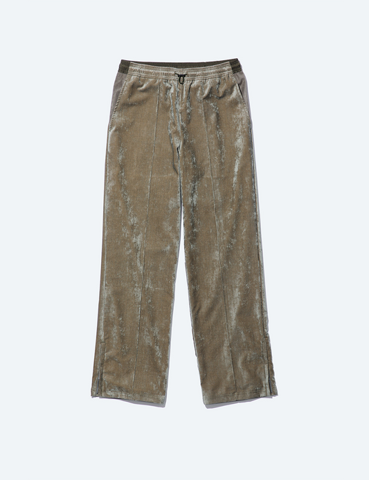 VELVET TRACK PANTS