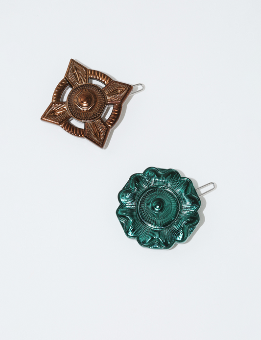 CONCHO HAIR PIN SET