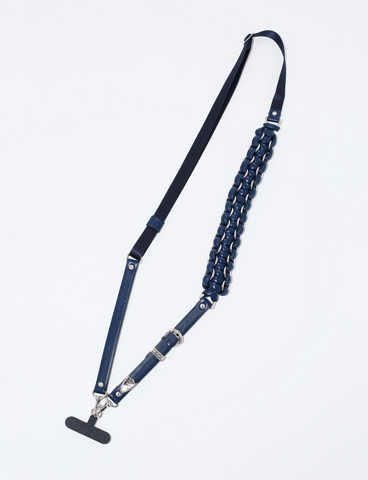LEATHER BRAID PHONE STRAP