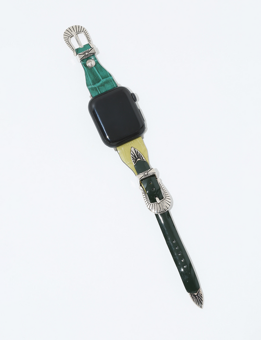 DOUBLE BUCKLE WATCH BELT