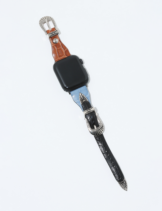 DOUBLE BUCKLE WATCH BELT