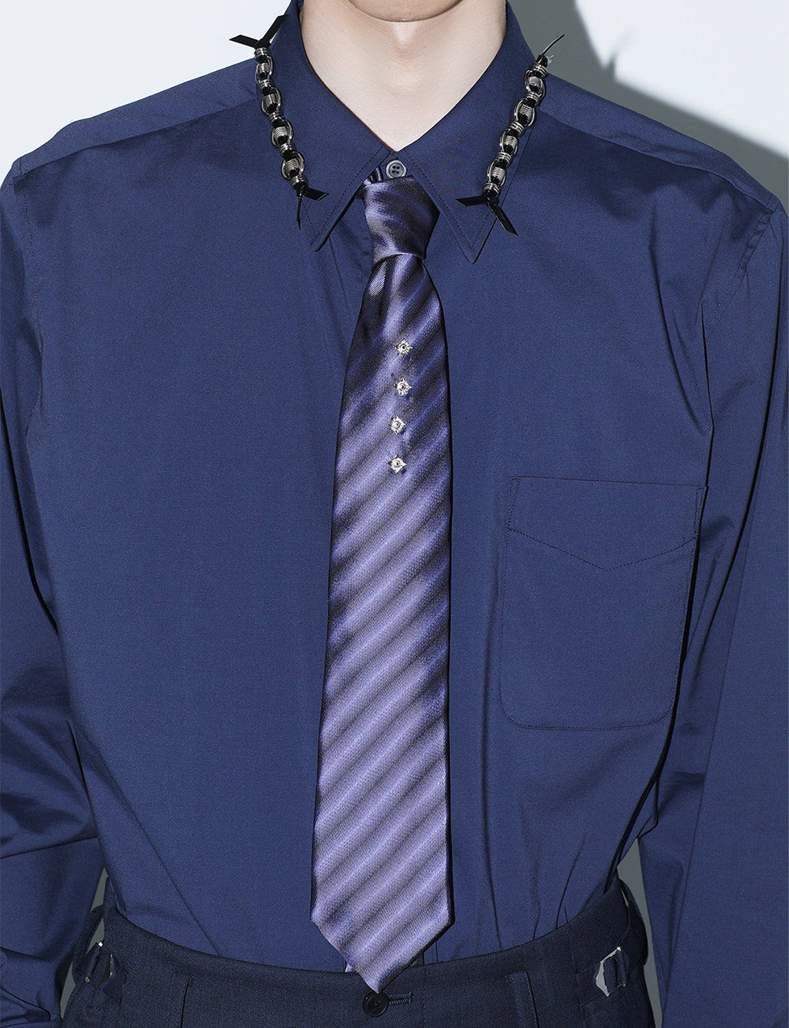 TOGA TOO - METAL CONCHO TIE PURPLE – The Contemporary Fix Kyoto