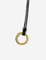 Key Necklace / black×gold