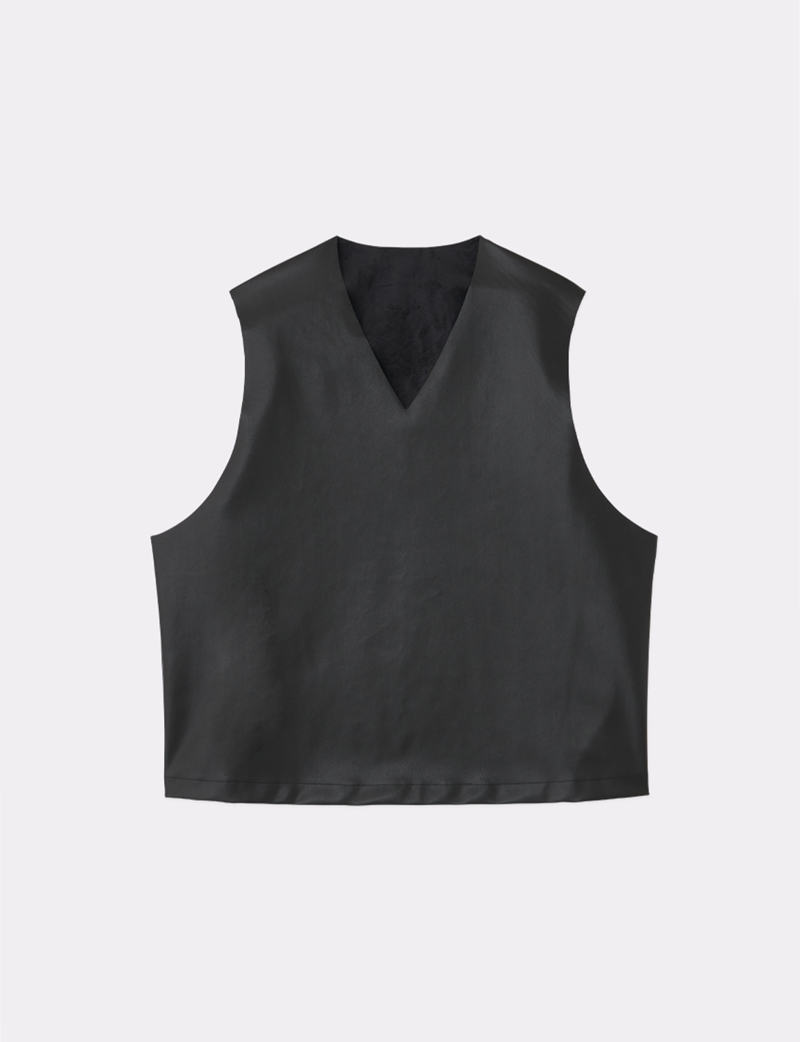 SOFTHYPHEN FAUX LEATHER VEST The Contemporary Fix Kyoto