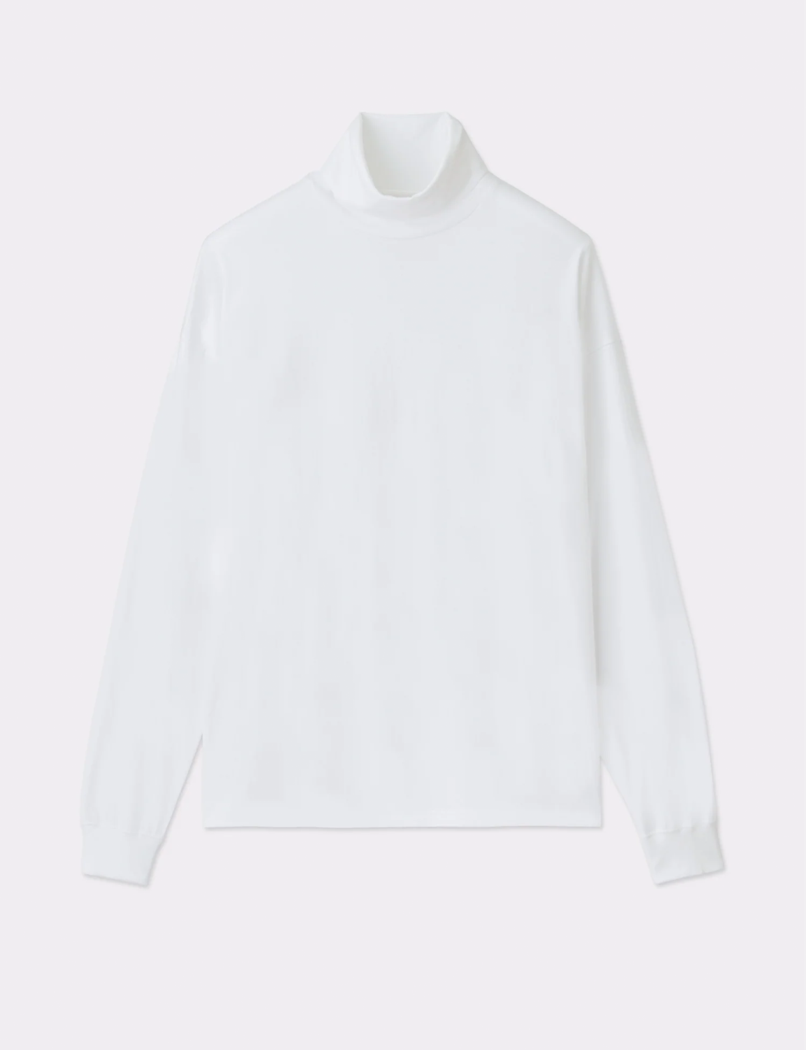 ORGANIC & RECYCLED COTTON TURTLE NECK TEE