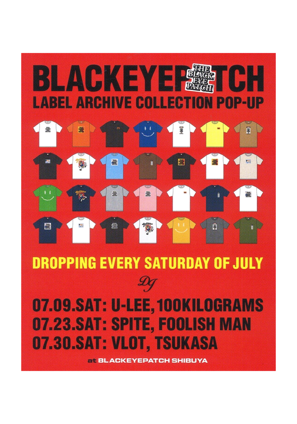 【新作入荷】BlackEyePatch SAT.09.JULY