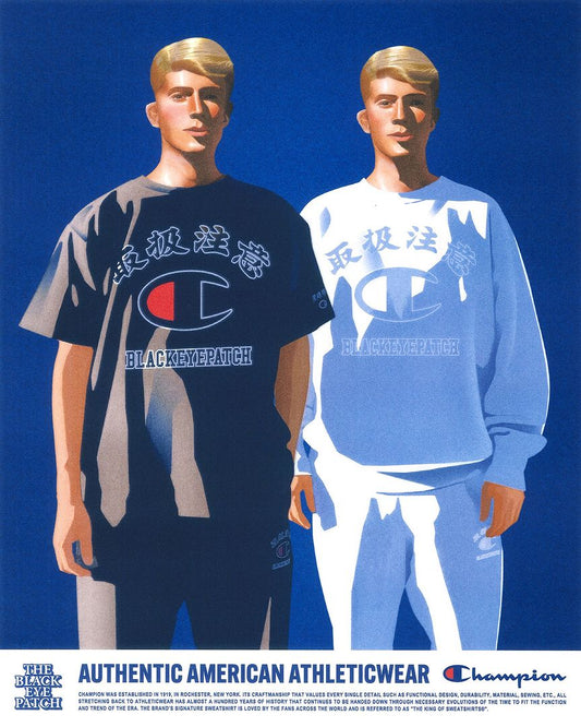 BlackEyePatch x Champion RELEASE INFORMATION FRI.25.AUG