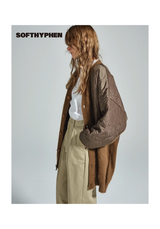 【新作入荷】QUILTING MIX MOHAIR LONG CARDIGAN FRI.14.OCT