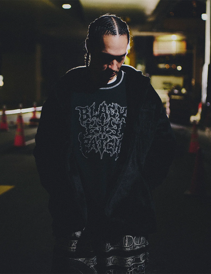 METAL LOGO STITCHED CREW SWEAT