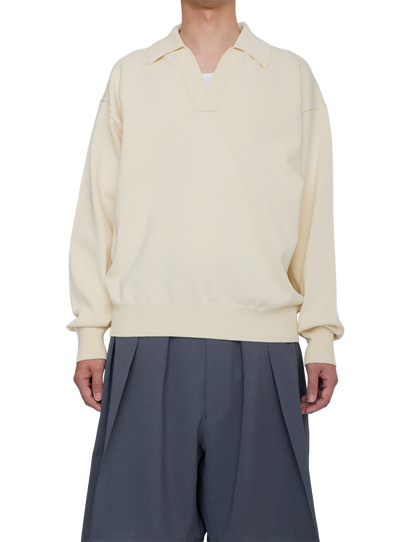 RAINMAKER(レインメーカー) 2026SS ニットポロ 通販 アイボリー