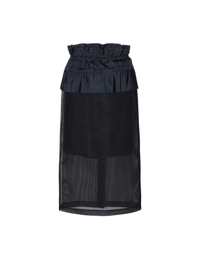 SHEER MESH SKIRT