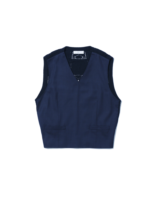 POLYESTER WOOL VEST