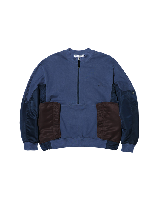 COTTON NYLON SWEATSHIRT