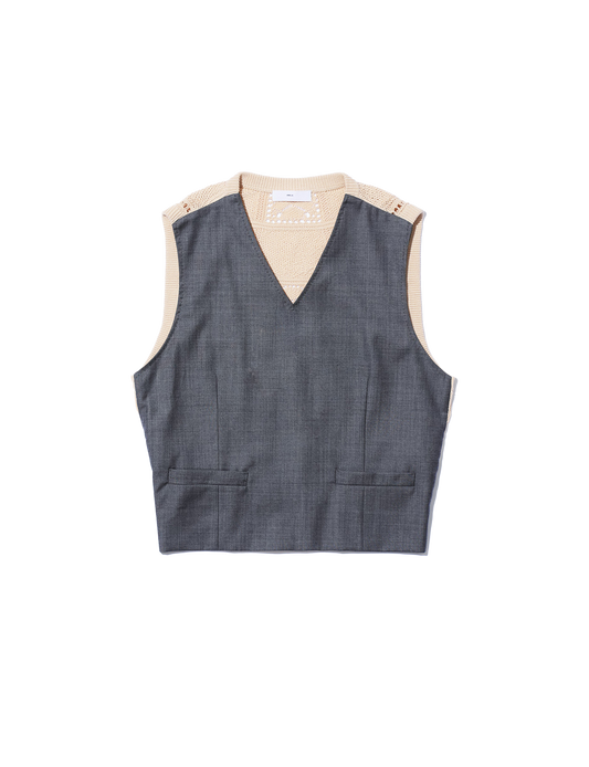 POLYESTER WOOL VEST