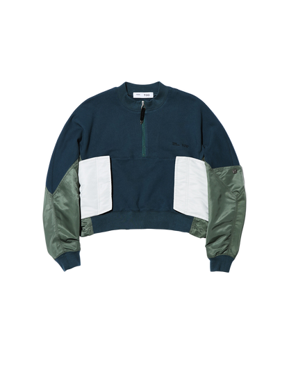 COTTON NYLON SWEATSHIRT