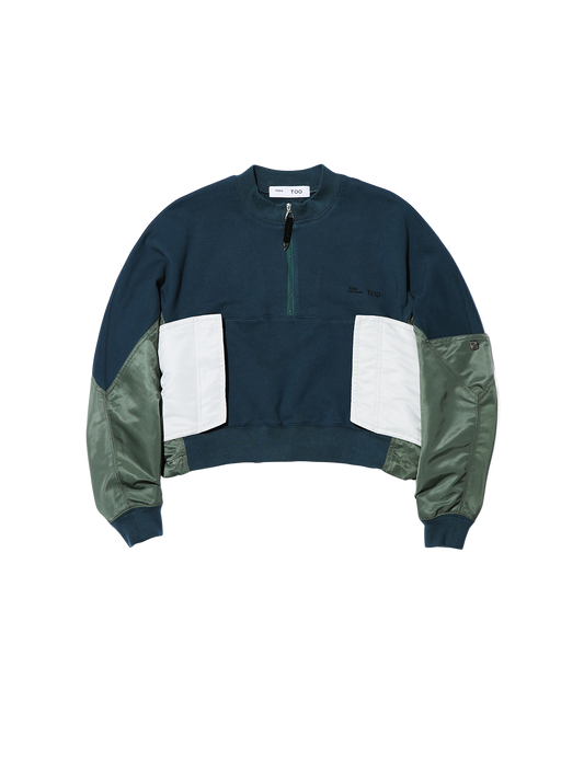 COTTON NYLON SWEATSHIRT