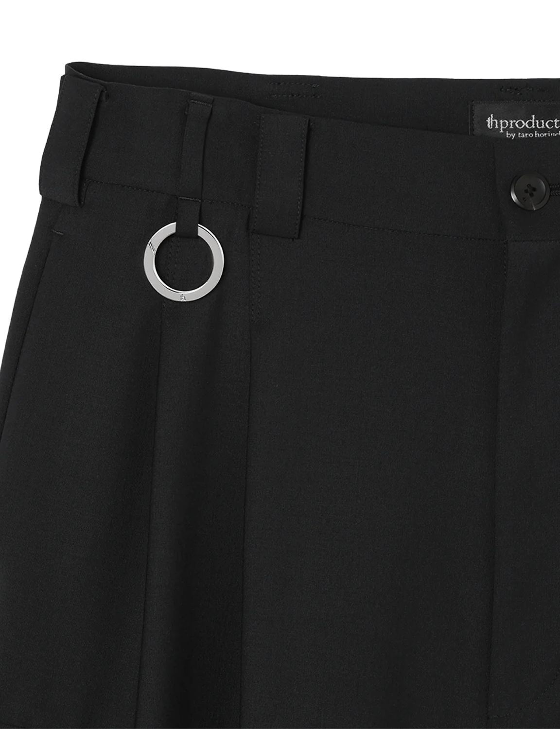 Wide Cargo Shorts / gray stripe