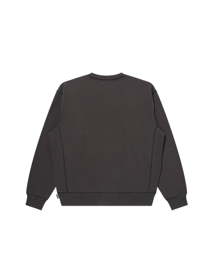 METAL LOGO STITCHED CREW SWEAT