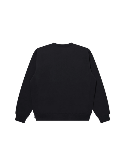 RHINESTONED OG LABEL CREW SWEAT