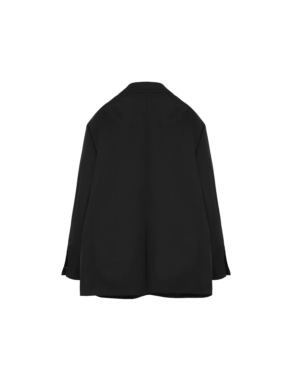 Oversized Double Breasted Jacket / black