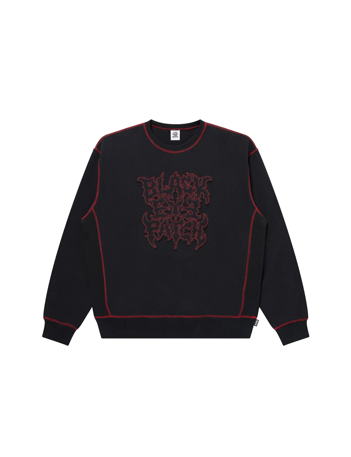 METAL LOGO STITCHED CREW SWEAT