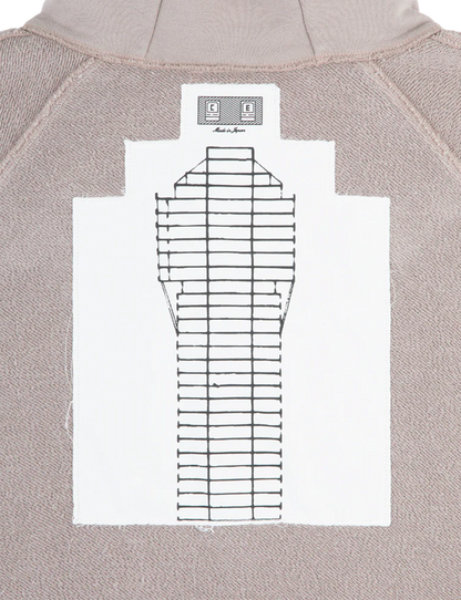 SOLID BIG HEAVY ZIP HOODY