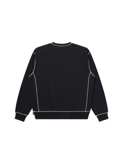 METAL LOGO STITCHED CREW SWEAT