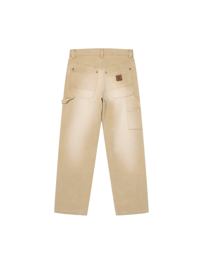 OG LEATHER PATCHED WASHED PAINTER PANTS