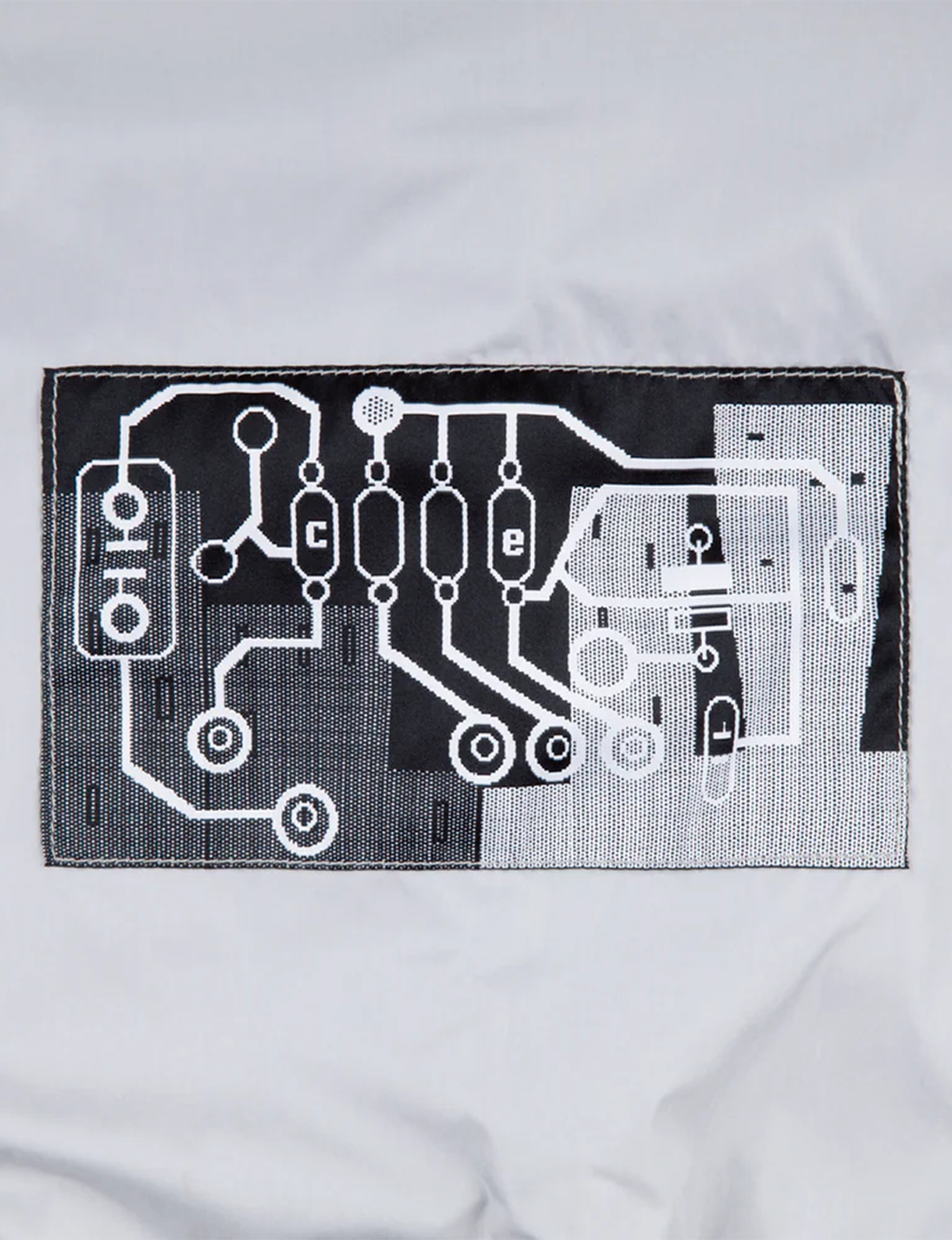 DESIGN NYLON ZIP JACKET