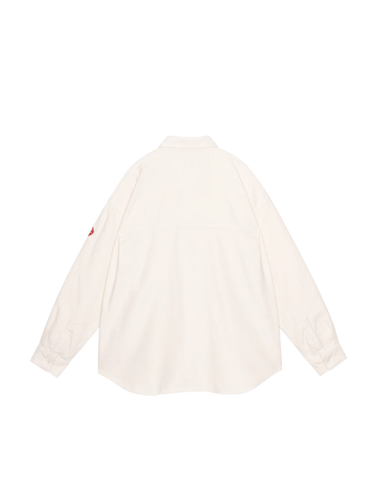 BRUSHED COTTON DESIGN BIG SHIRT