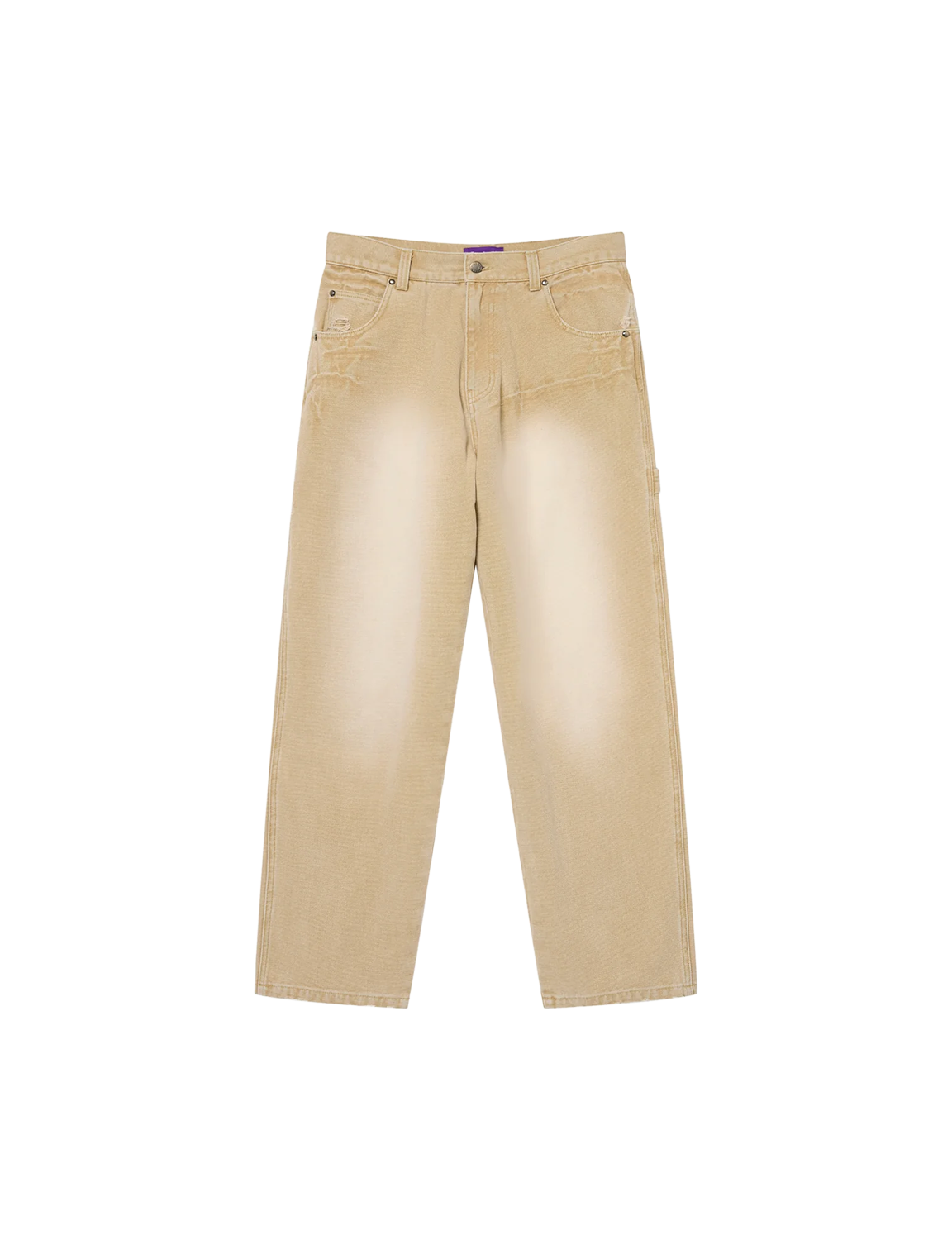 OG LEATHER PATCHED WASHED PAINTER PANTS