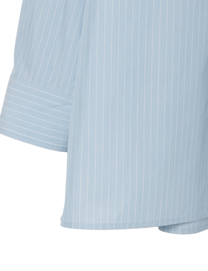 ROMAN / Midsize Shirt / sax stripe