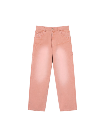 OG LEATHER PATCHED WASHED PAINTER PANTS