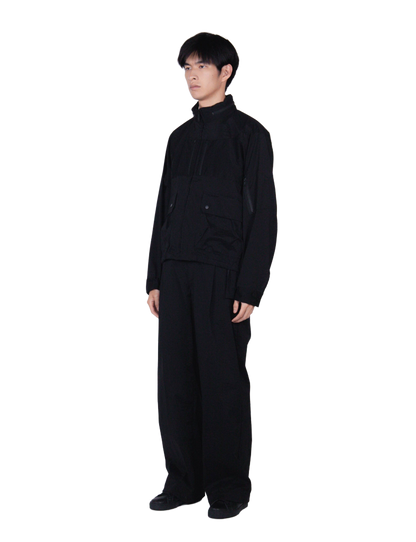 Cap Shoulder Blouson / gray