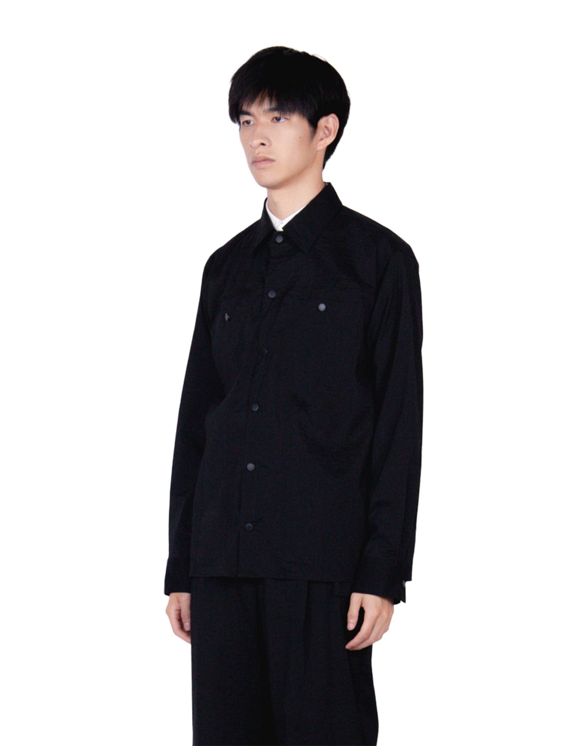 3rd Detailed Shirt / black