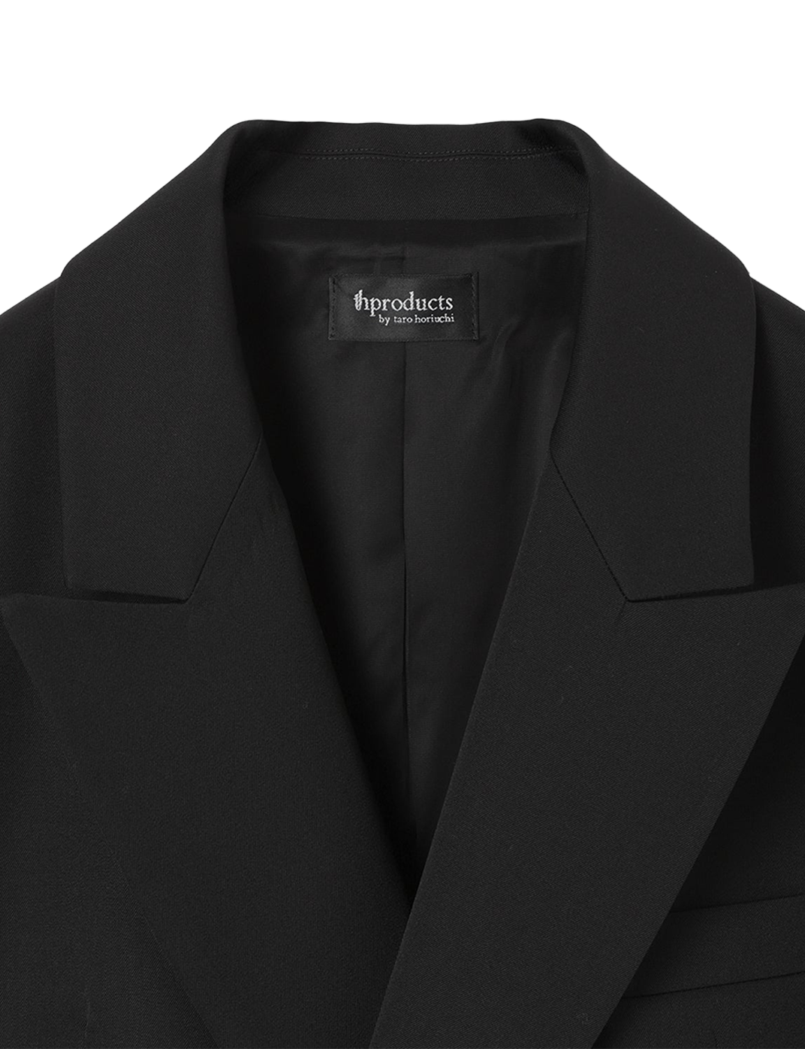 Oversized Double Breasted Jacket / black