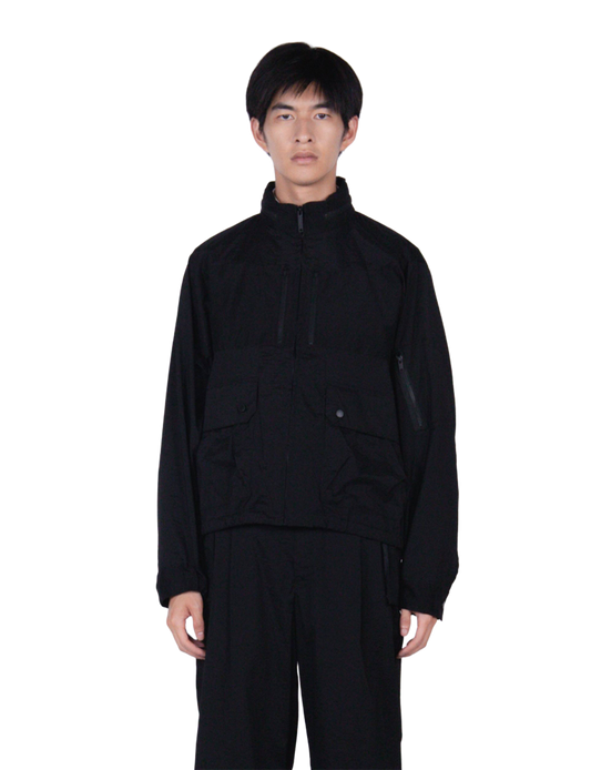 Cap Shoulder Blouson / black