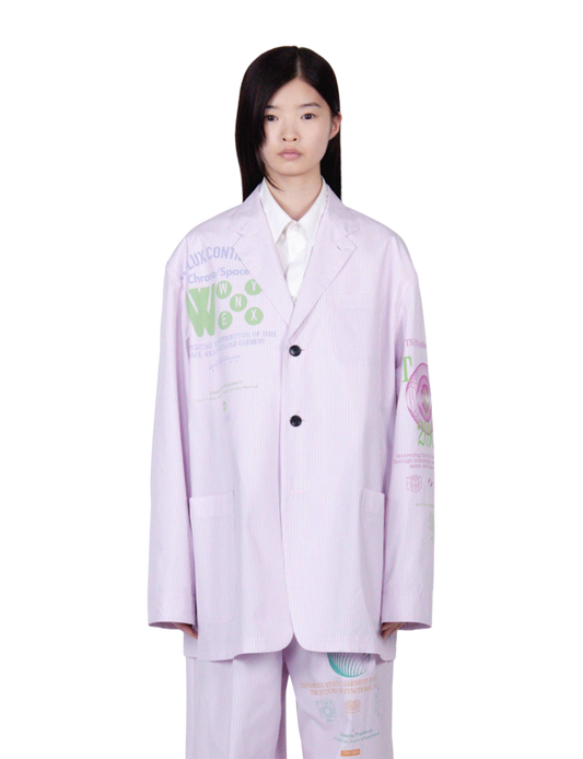 th products(ティーエイチプロダクト) 2026ss プリントジャケット ピンク 通販