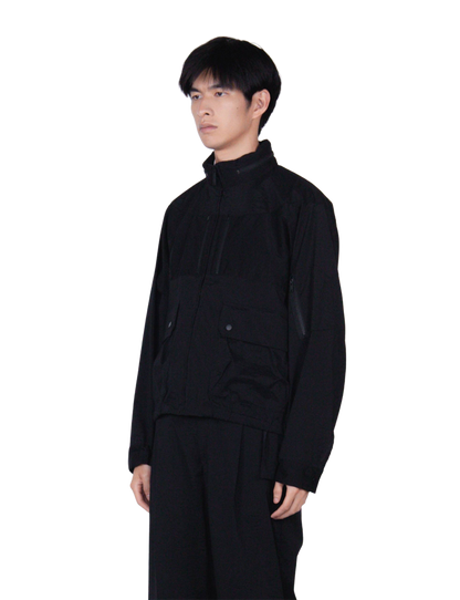 Cap Shoulder Blouson / gray